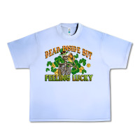 Grape Ice Dead inside but feeling lucky St. Patrick's Day Urban Heavy Tee - CowGirlArtShop