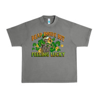 Tornado Dead inside but feeling lucky St. Patrick's Day Urban Heavy Tee - CowGirlArtShop
