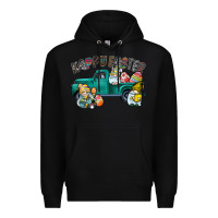 Black Happy Easter truck Premium Hoodie - CowhideDigitalArt
