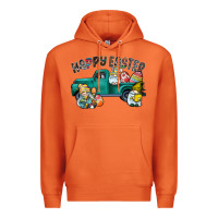 Carrot Happy Easter truck Premium Hoodie - CowhideDigitalArt