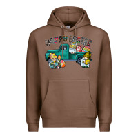 Chestnut Happy Easter truck Premium Hoodie - CowhideDigitalArt