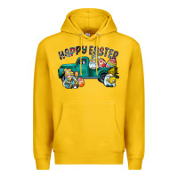 Lemon Happy Easter truck Premium Hoodie - CowhideDigitalArt