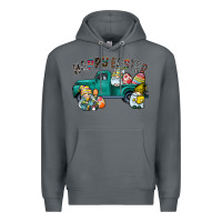 Rock Happy Easter truck Premium Hoodie - CowhideDigitalArt