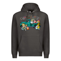 Smoke Happy Easter truck Premium Hoodie - CowhideDigitalArt