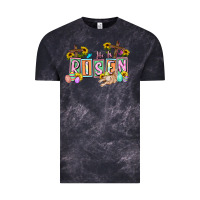 Cloud Black He is risen Easter  Easter Day Vintage Tee - CowGirlArtShop