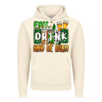 Vintage Artic St. Patrick's Eat drink and be Irish Vintage Hoodie - OliviaCreatesArt