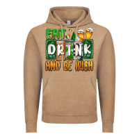 Vintage Coffee St. Patrick's Eat drink and be Irish Vintage Hoodie - OliviaCreatesArt