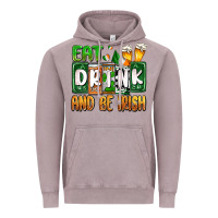 Vintage Zinc St. Patrick's Eat drink and be Irish Vintage Hoodie - OliviaCreatesArt