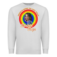 Dove Grey Things There's Something Stranger Premium Sweatshirt - maiPhamDesign