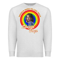 Oatmeal Heather Things There's Something Stranger Premium Sweatshirt - maiPhamDesign