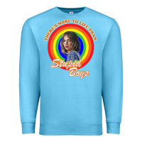 Ocean Blue Things There's Something Stranger Premium Sweatshirt - maiPhamDesign
