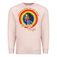 Pale Pink Things There's Something Stranger Premium Sweatshirt - maiPhamDesign