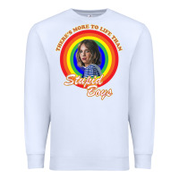 White Things There's Something Stranger Premium Sweatshirt - maiPhamDesign