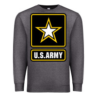 Charcoal Heather Army strong Classic Premium Sweatshirt - maiPhamDesign