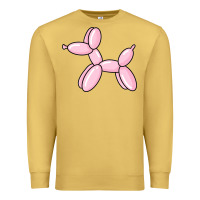 Antique Gold balloon dog pink Premium Sweatshirt - maiPhamDesign