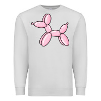 Dove Grey balloon dog pink Premium Sweatshirt - maiPhamDesign