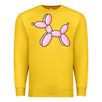 Lemon balloon dog pink Premium Sweatshirt - maiPhamDesign