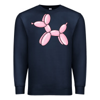 Navy balloon dog pink Premium Sweatshirt - maiPhamDesign