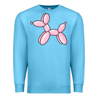 Ocean Blue balloon dog pink Premium Sweatshirt - maiPhamDesign