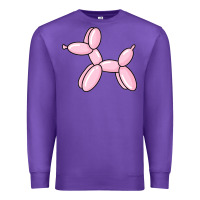 Purple balloon dog pink Premium Sweatshirt - maiPhamDesign