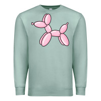 Seafoam balloon dog pink Premium Sweatshirt - maiPhamDesign
