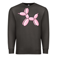 Smoke balloon dog pink Premium Sweatshirt - maiPhamDesign