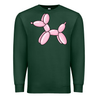 Sports Green balloon dog pink Premium Sweatshirt - maiPhamDesign