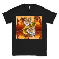 Black tigers with scratches Classic Tee - TumblerDesignByShophia