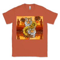 Copper tigers with scratches Classic Tee - TumblerDesignByShophia