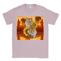 Lilac tigers with scratches Classic Tee - TumblerDesignByShophia