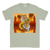 Matcha tigers with scratches Classic Tee - TumblerDesignByShophia