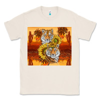 Natural tigers with scratches Classic Tee - TumblerDesignByShophia