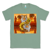 Sage tigers with scratches Classic Tee - TumblerDesignByShophia