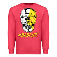 Cardinal Dad life Sugar Skull for Soccer Softball Halloween Costume Premium Sweatshirt - maiPhamDesign