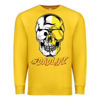 Lemon Dad life Sugar Skull for Soccer Softball Halloween Costume Premium Sweatshirt - maiPhamDesign