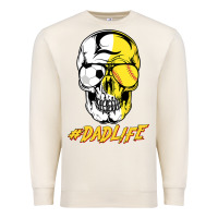 Sandshell Dad life Sugar Skull for Soccer Softball Halloween Costume Premium Sweatshirt - maiPhamDesign
