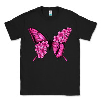 Black floral pink butterfly Classic Tee - Jasminsmagicworld