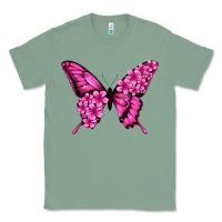 Sage floral pink butterfly Classic Tee - Jasminsmagicworld