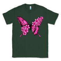 Sports Green floral pink butterfly Classic Tee - Jasminsmagicworld