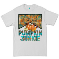 Dove Grey Pumpkin junkie Premium Tee - NancyCooperArtShop