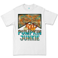 White Pumpkin junkie Premium Tee - NancyCooperArtShop