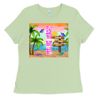 Matcha feeling beachy Ladies Tee - TumblerDesignByShophia