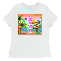 White feeling beachy Ladies Tee - TumblerDesignByShophia