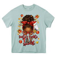 Arona santa favorite tax specialist afro messy bun Heavy Core Tee - texasbilliewilder