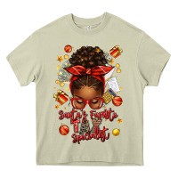 Mossy santa favorite tax specialist afro messy bun Heavy Core Tee - texasbilliewilder