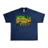 Navy Loads of luck School bus Urban Heavy Tee - CowGirlArtShop
