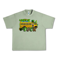Oil Green Loads of luck School bus Urban Heavy Tee - CowGirlArtShop