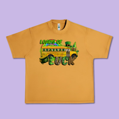 Loads Of Luck School Bus Urban Heavy Tee Designed By Cowgirlartshop