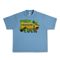 Pebble Blue Loads of luck School bus Urban Heavy Tee - CowGirlArtShop