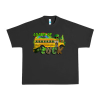 Pigment Black Loads of luck School bus Urban Heavy Tee - CowGirlArtShop